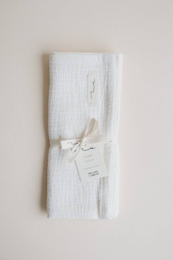 Zoe Cotton Hand & Kitchen Towel - White