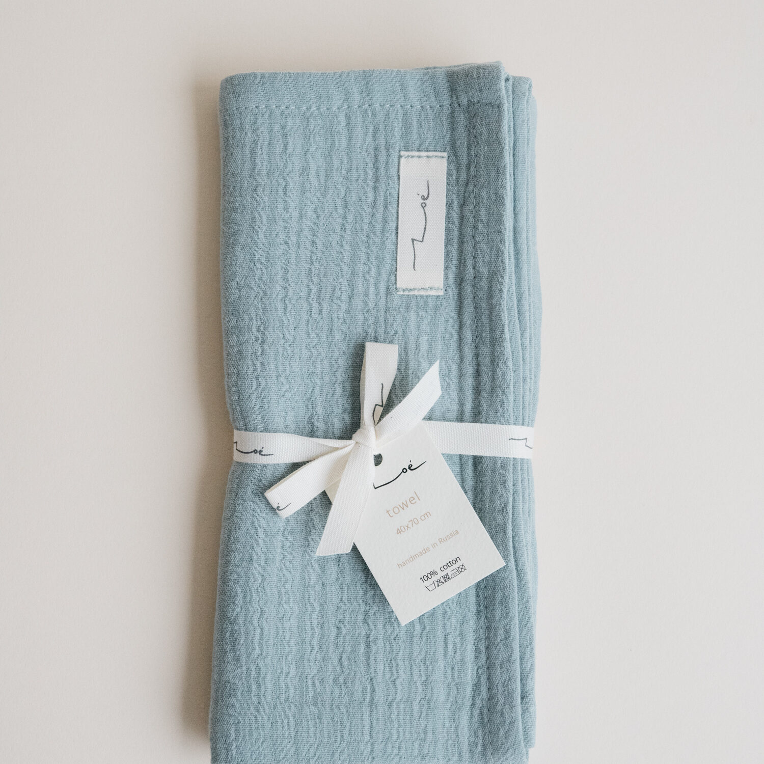 Zoe Cotton Hand & Kitchen Towel - Turquoise