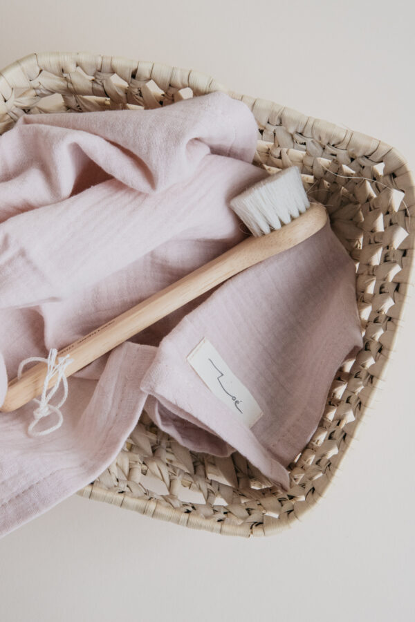 Zoe Cotton Hand & Kitchen Towel - Blush
