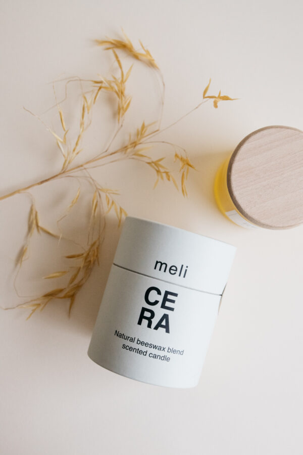 Natural Beeswax Scented Candle - Sandalwood