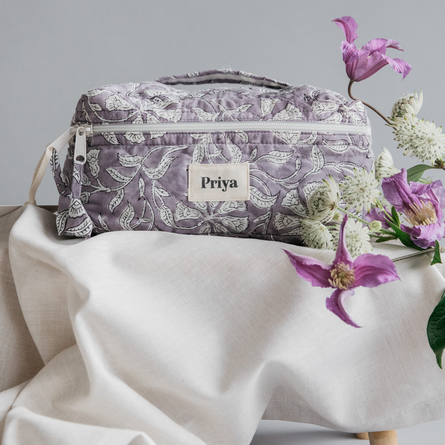 Priya Lavender Beauty Bag