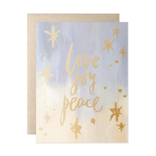 Love Joy Peace Christmas Card