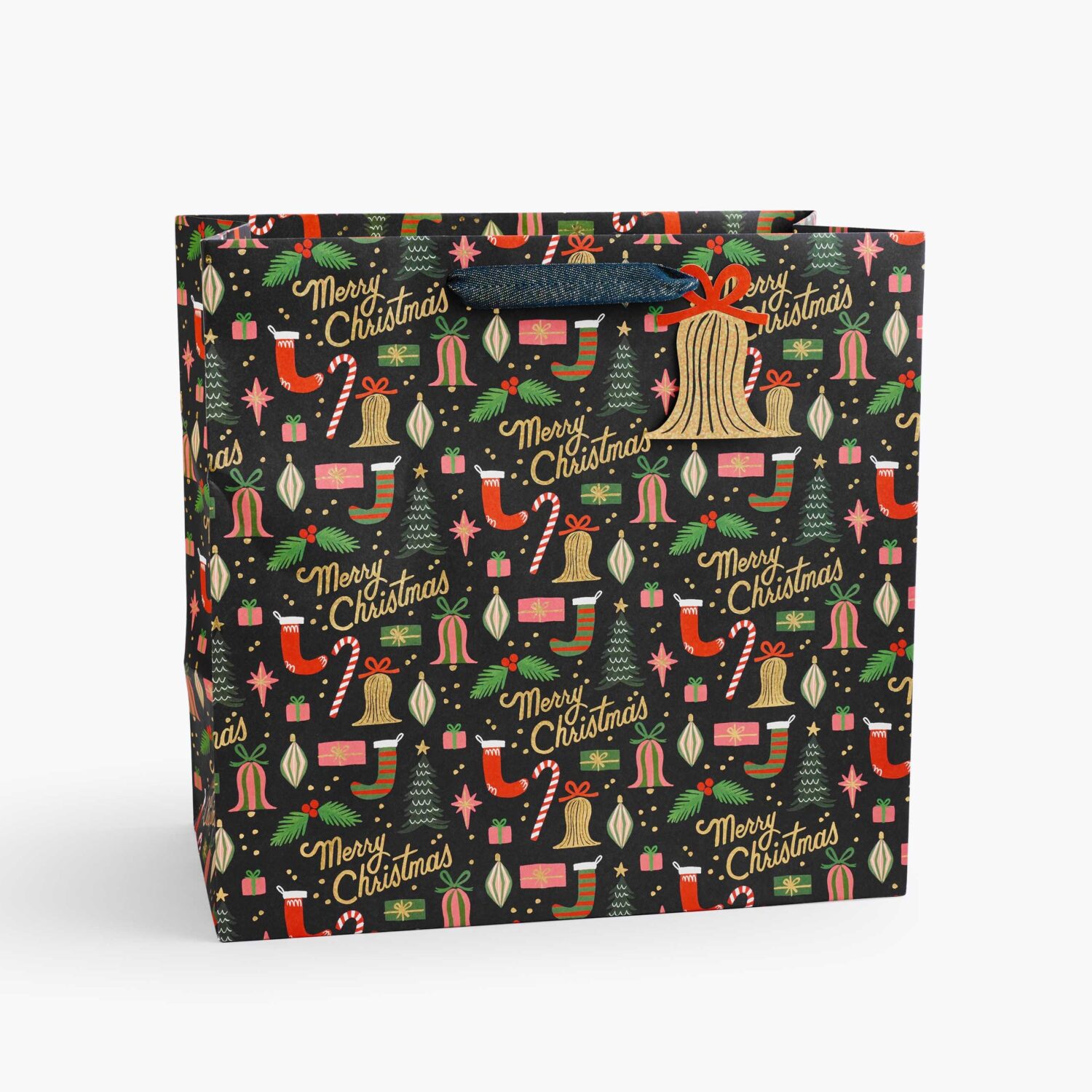 Rifle Paper Co. "Deck The Halls" Large Gift Bag