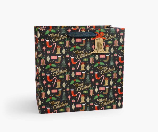 Rifle Paper Co. "Deck The Halls" Large Gift Bag