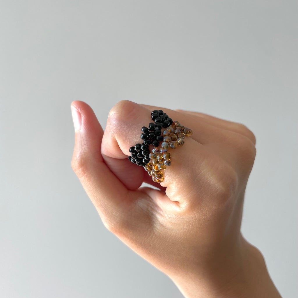 Florencita Japanese Bead Ring Iii