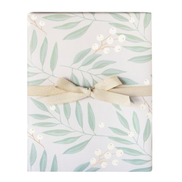 Snowberries Wrapping Paper Sheet