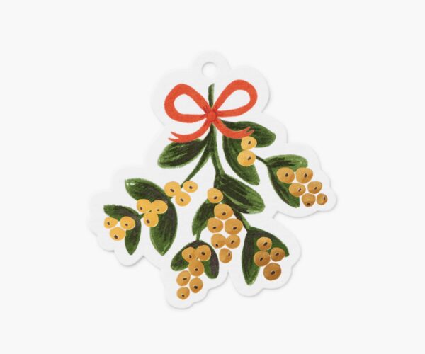 Rifle Paper Co. "Mistletoe" Gift Tag Set