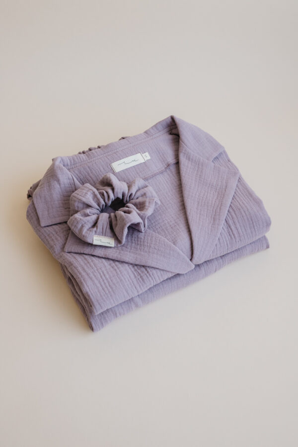 Zoe Cotton Homewear Set - Lavender