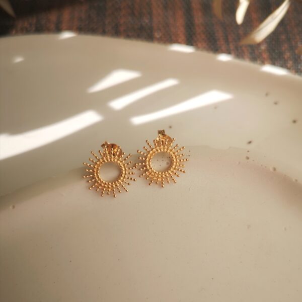Golden Sun Earrings