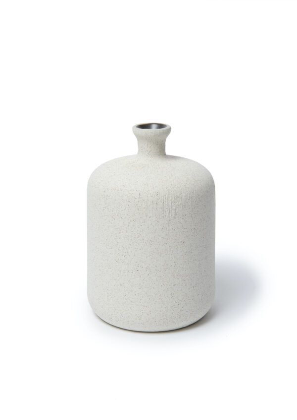 Bottle Medium Ceramic Vase - White
