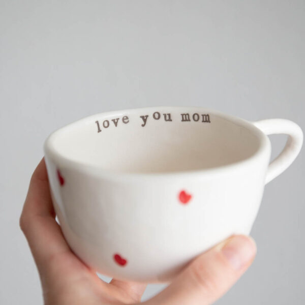 Terra Handmade Ceramic Mug - Love You Mom