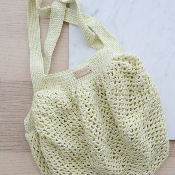Crochet Net Bag - Lime