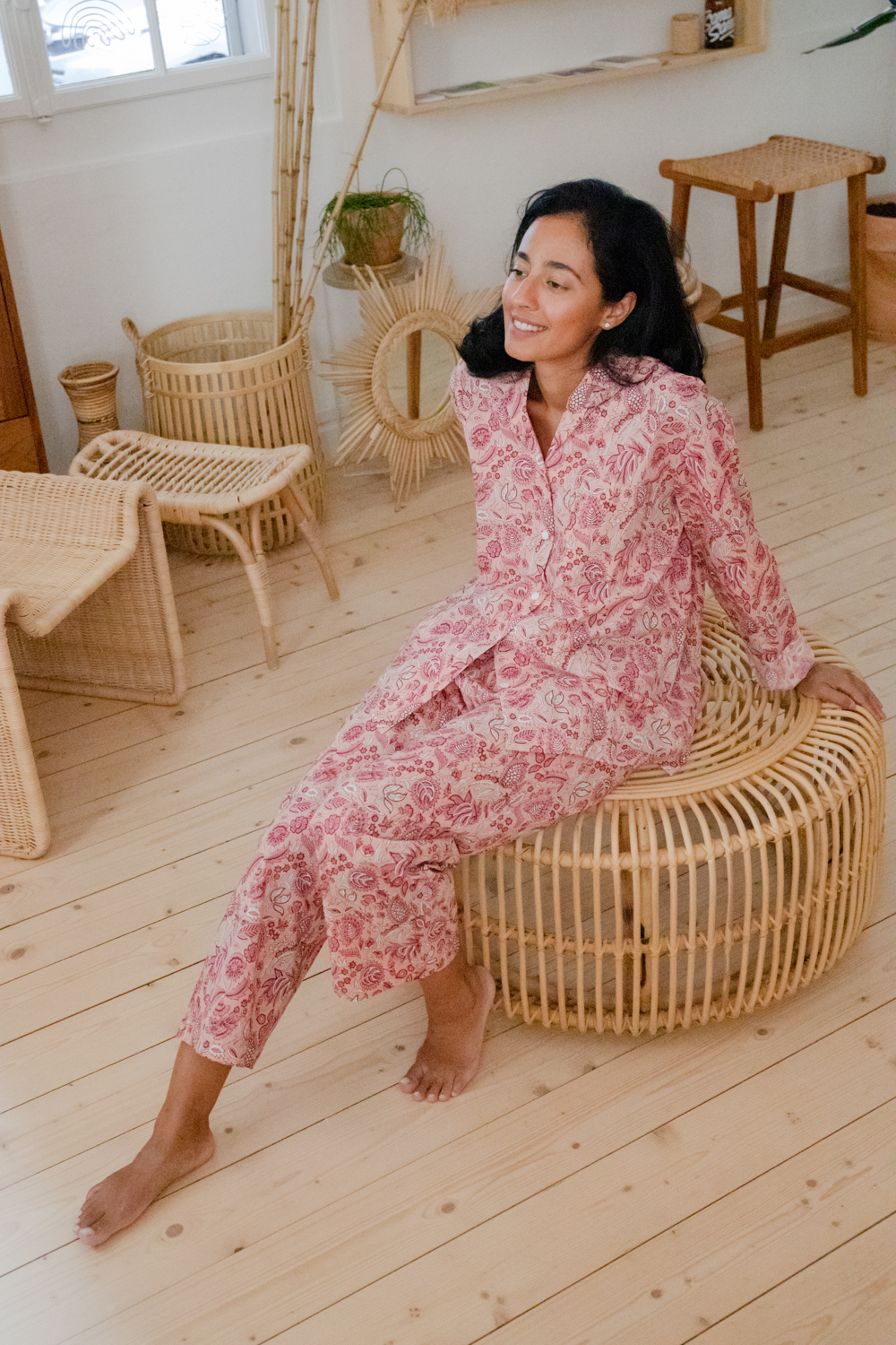 Priya Coral Pyjama