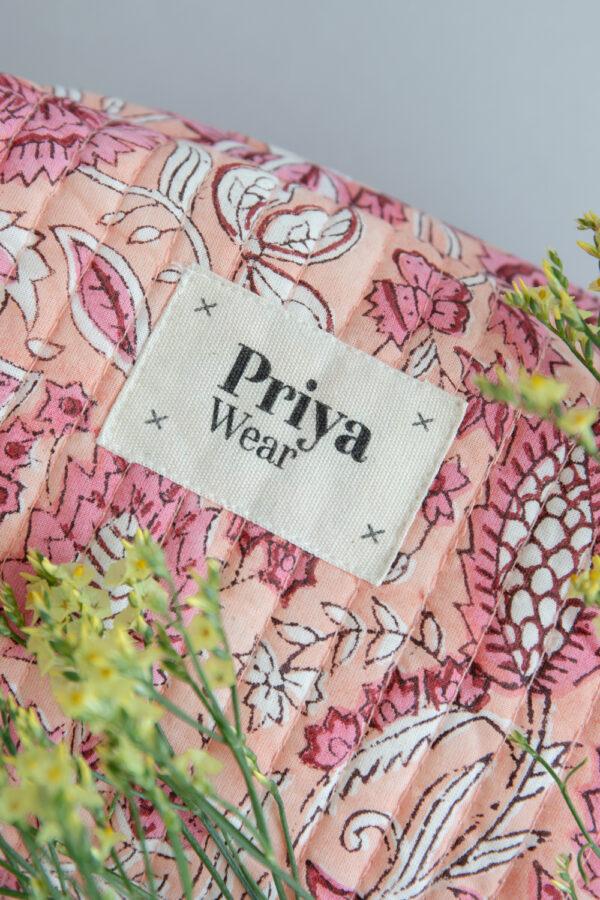 Priya Coral Small Beauty Bag