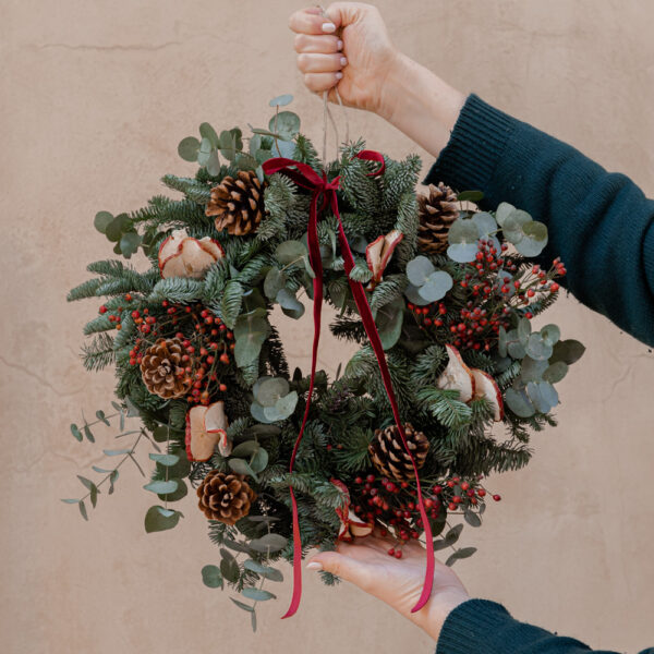 Botanical Christmas Wreath