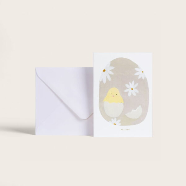 Poussin Baby Card