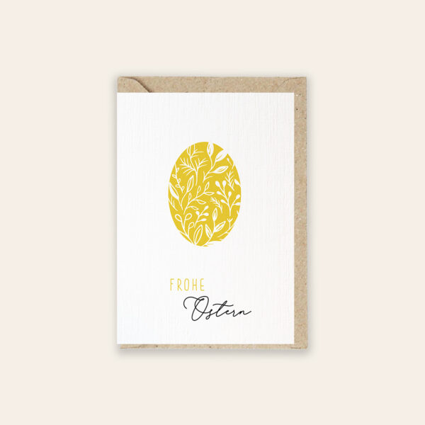 "Frohe Ostern" Easter Card