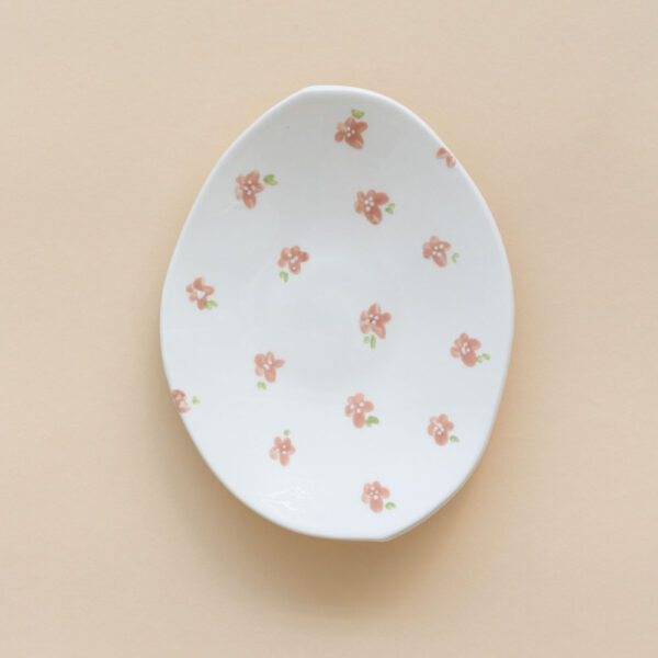 FLEUR Handmade Ceramic Side Plate - Rose
