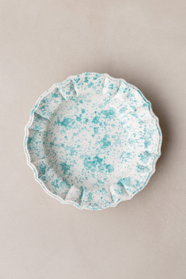 Grandma Deep Plate - Turquoise