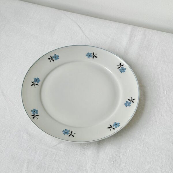 Vintage Langenthal Blue Flowers Dessert Plate