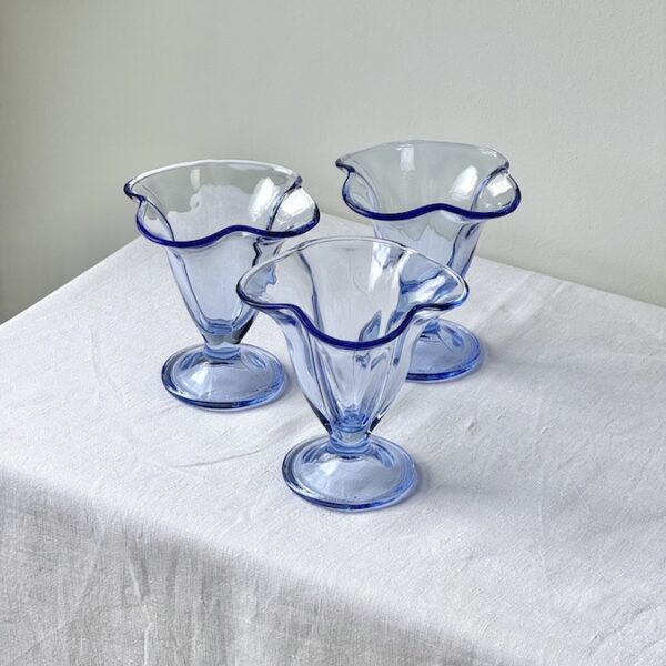 Vintage Blue Glass Cup
