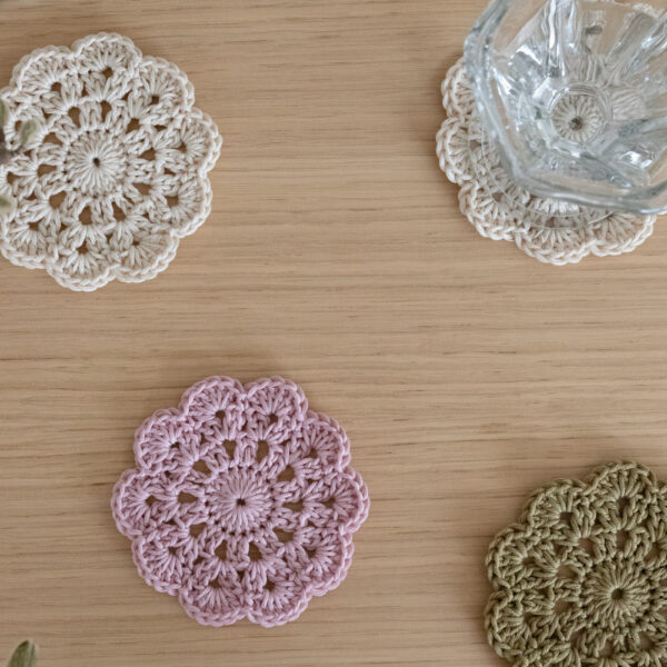 Home & Fleur Crochet Coaster