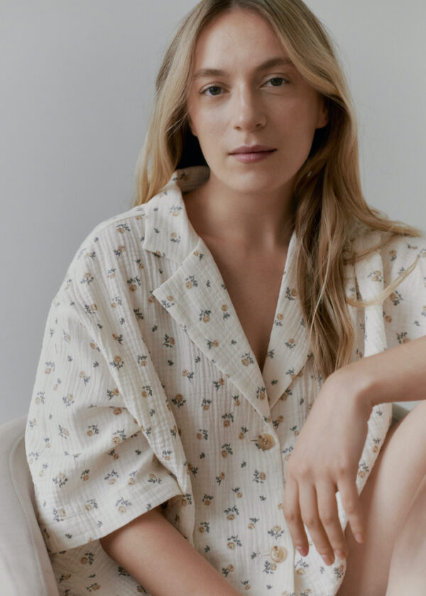 Zoe Homewear Short Set - Peony