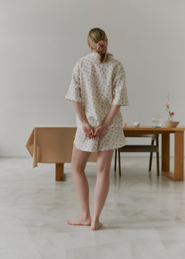 Zoe Homewear Short Set - Peony