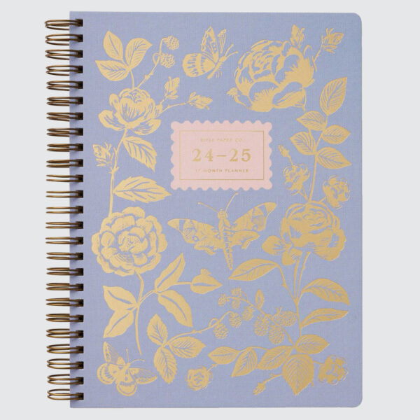 Rifle Paper Co. 2024-2025 "English Rose" 17-Month Softcover Planner