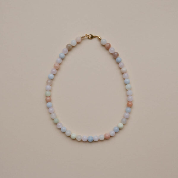 Morganite Gemstone Necklace - Terra