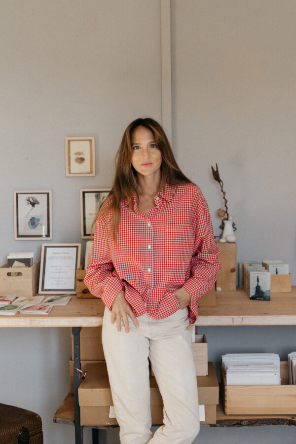 Zoe Red Gingham Classic Shirt