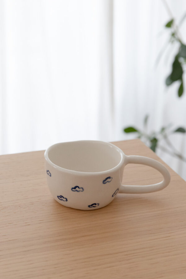 Terra Handmade Ceramic Mug - Clouds