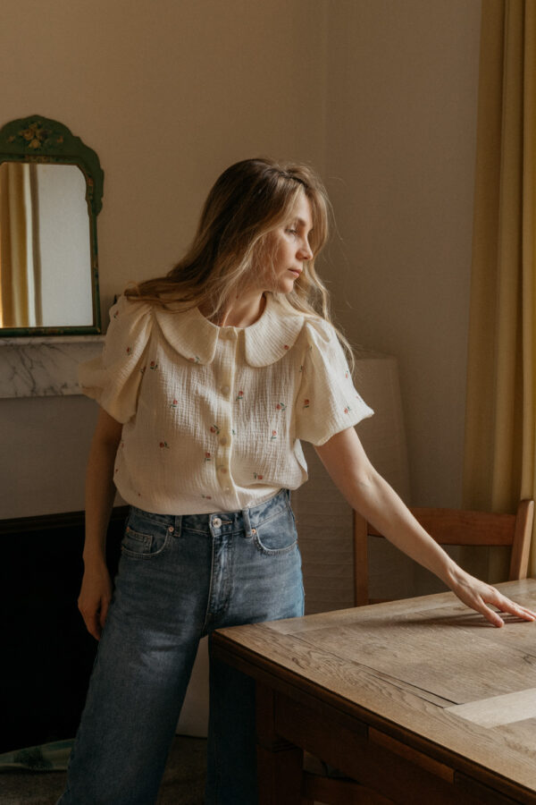 Zoe Tulip Muslin Blouse