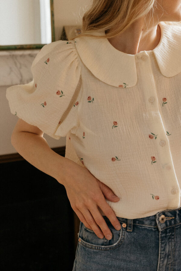 Zoe Tulip Muslin Blouse