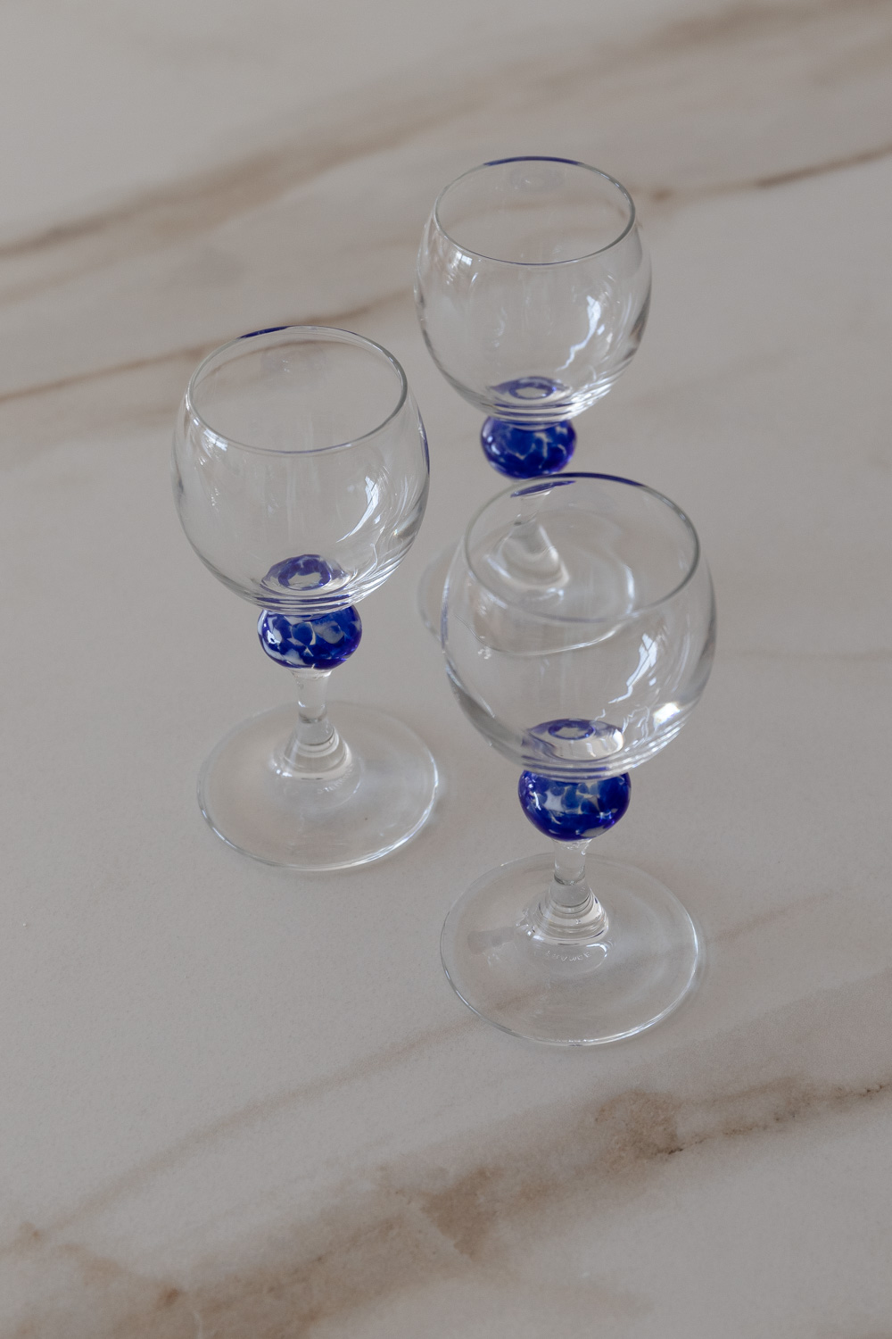 Vintage Pony Glass Set of 3