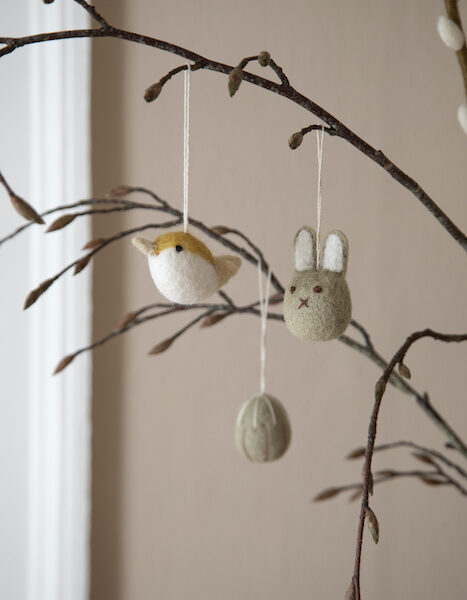 Easter Felt Bird Set