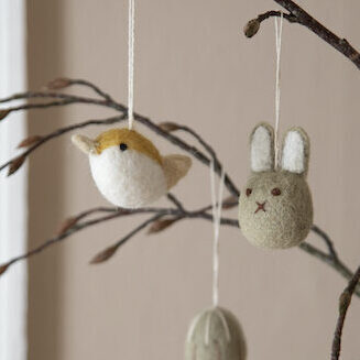 Easter Felt Bird Set