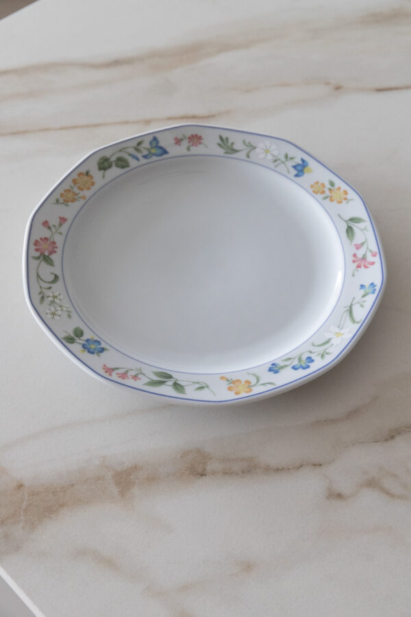 Vintage Bavarian Floral Plate