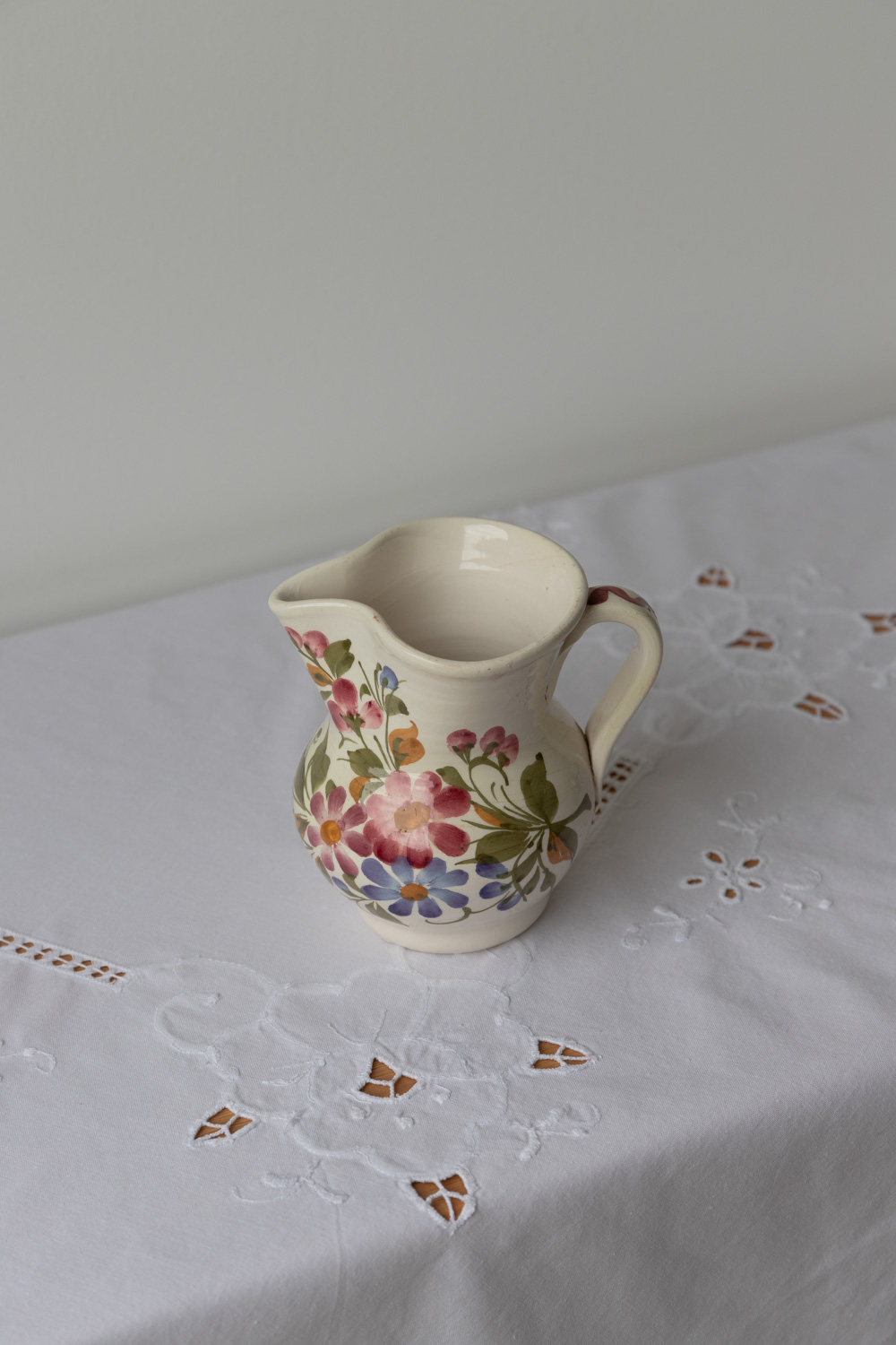 Vintage Italian Floral Jug