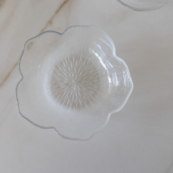 Vintage Flower Glass Bowl