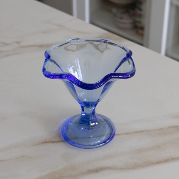 Vintage Italian Glass Ice Cream Cup