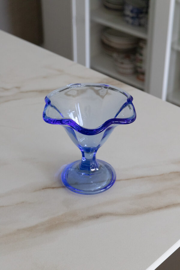 Vintage Italian Glass Ice Cream Cup