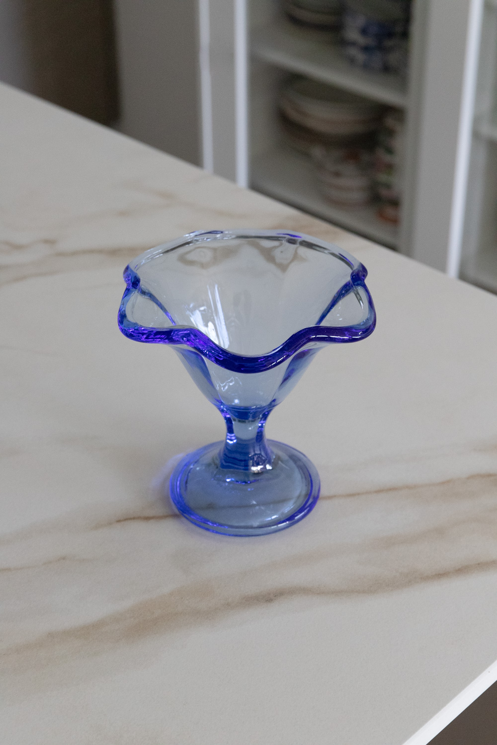 Vintage Italian Glass Ice Cream Cup