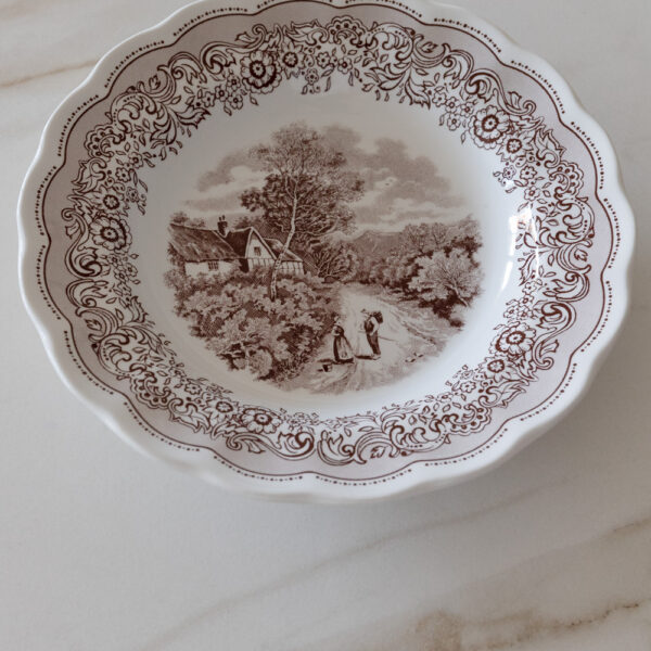 Vintage "Swiss Landscape" Deep Plate