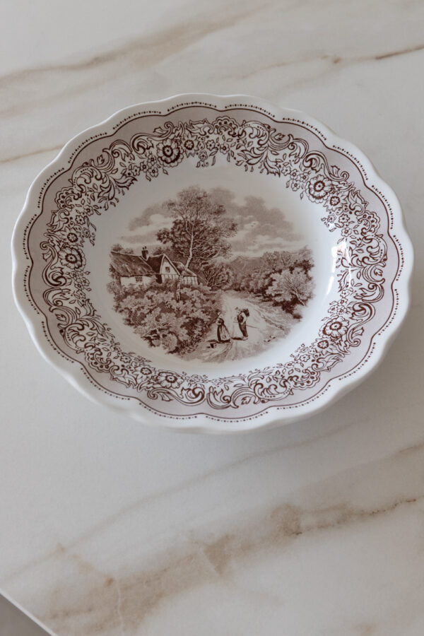 Vintage "Swiss Landscape" Deep Plate