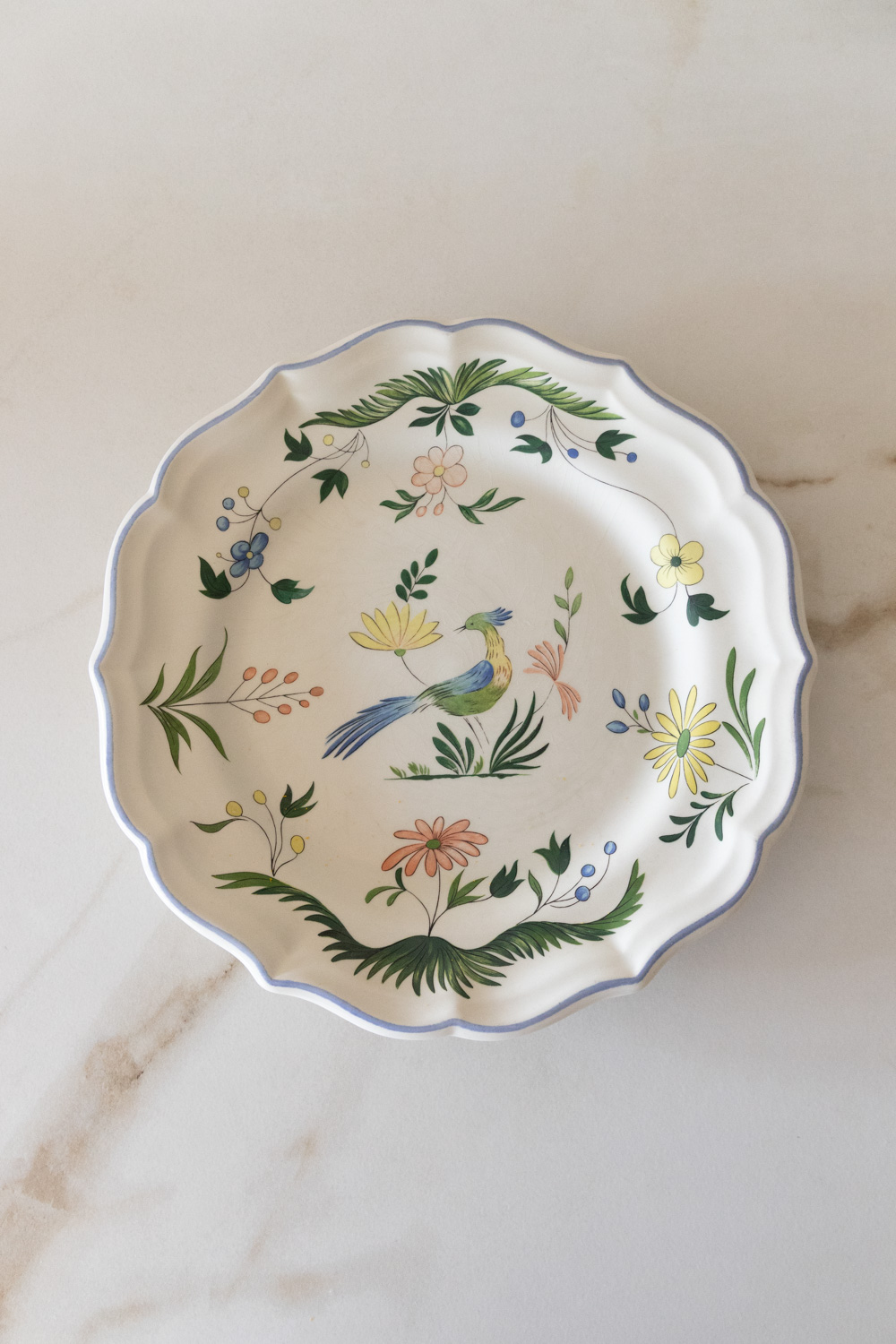 Vintage "Bird of Paradise" Plate