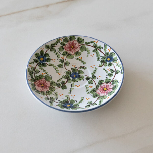 Vintage Hand-Painted Floral Little Plate